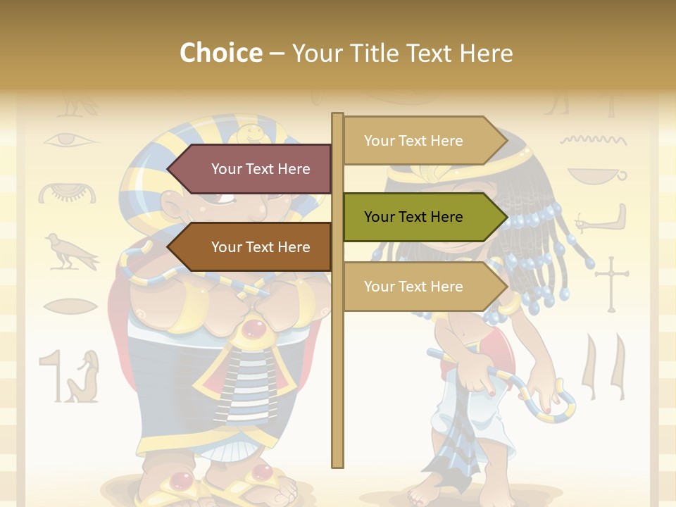 Girl Man Apparel PowerPoint Template