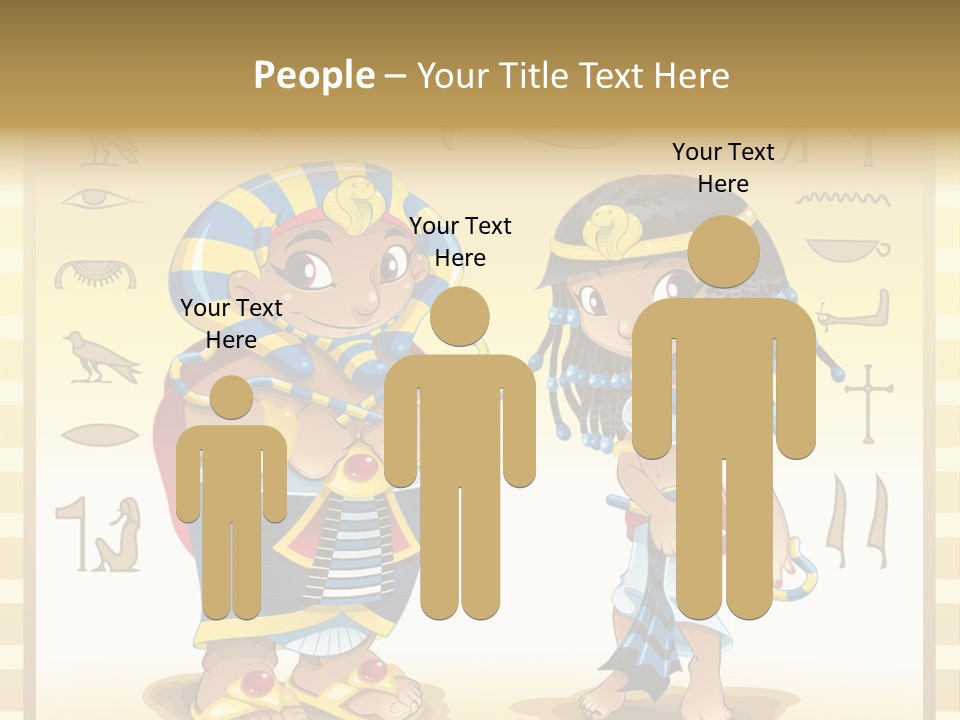 Girl Man Apparel PowerPoint Template