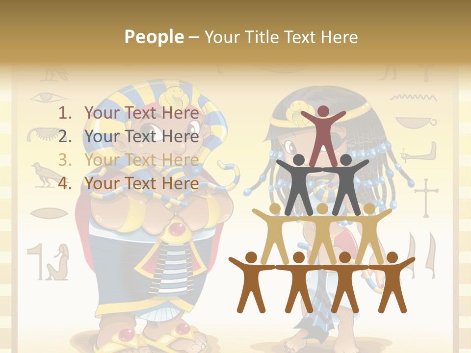 Girl Man Apparel PowerPoint Template