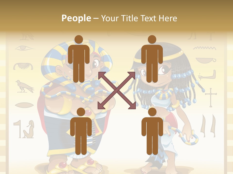 Girl Man Apparel PowerPoint Template