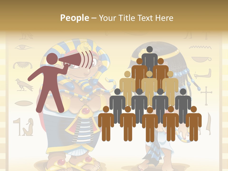 Girl Man Apparel PowerPoint Template