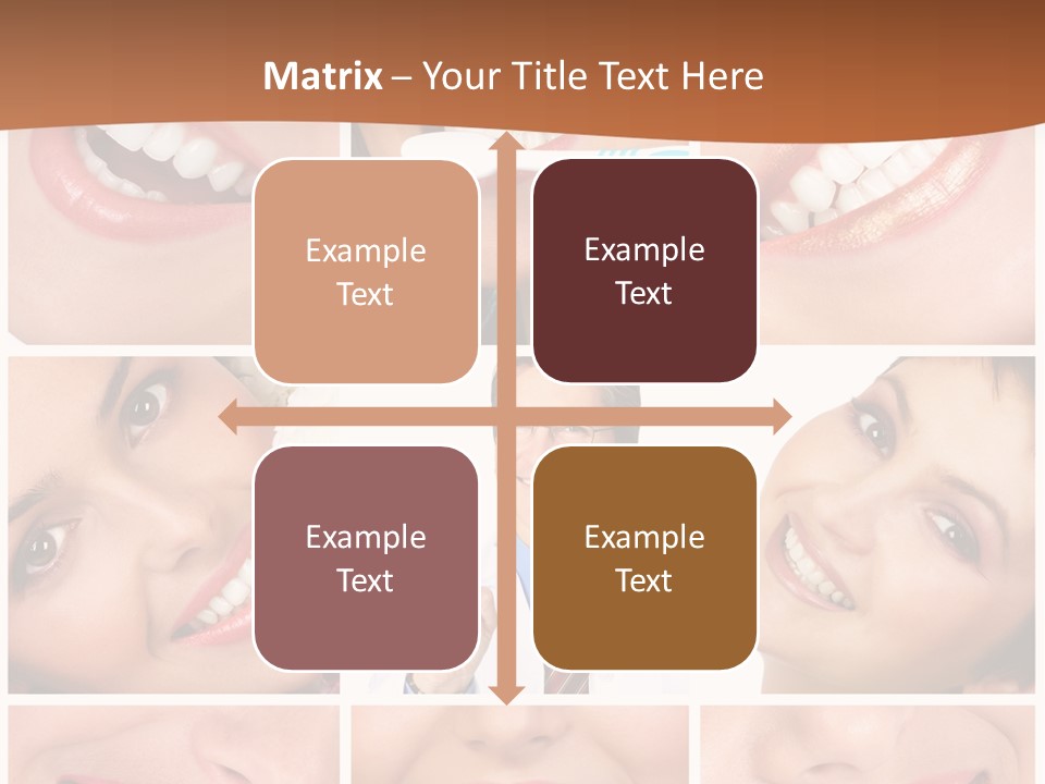 Teeth Background Skincare PowerPoint Template