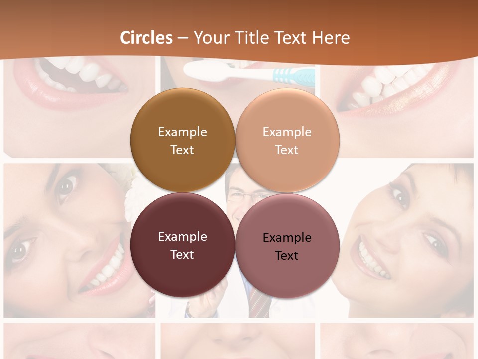 Teeth Background Skincare PowerPoint Template