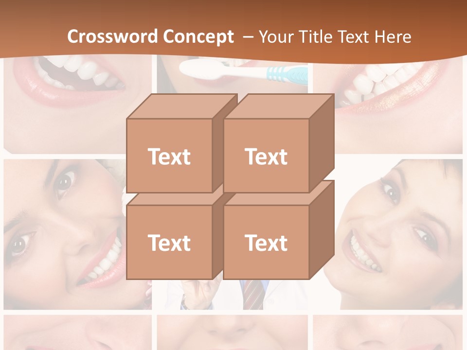 Teeth Background Skincare PowerPoint Template
