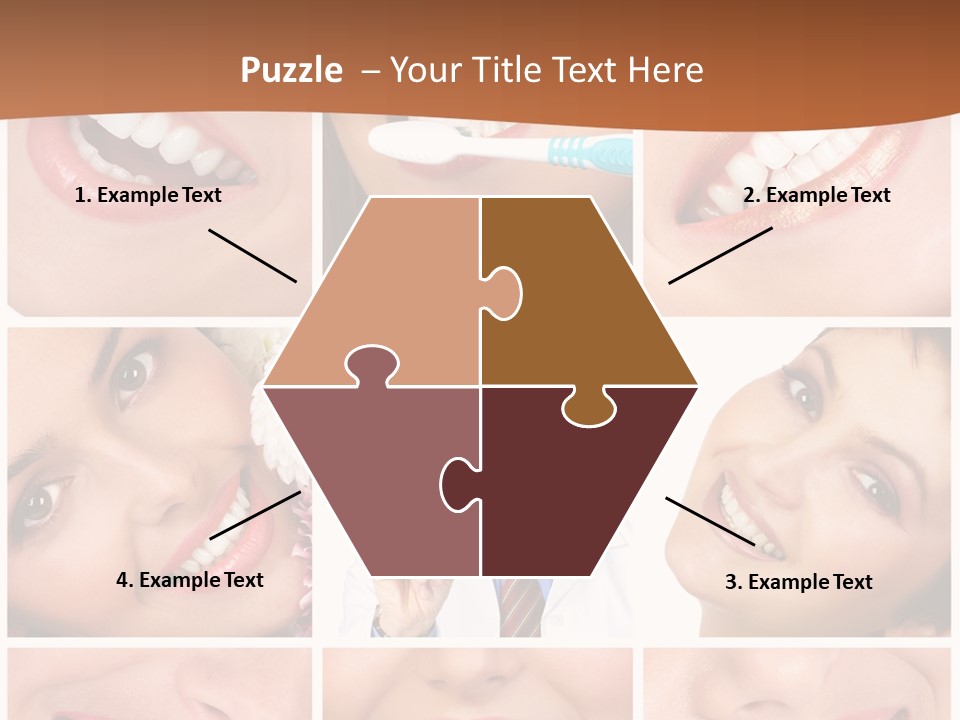 Teeth Background Skincare PowerPoint Template