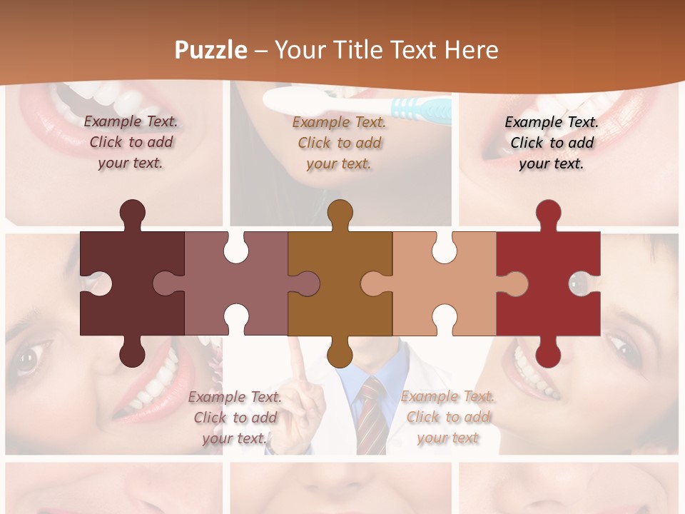 Teeth Background Skincare PowerPoint Template