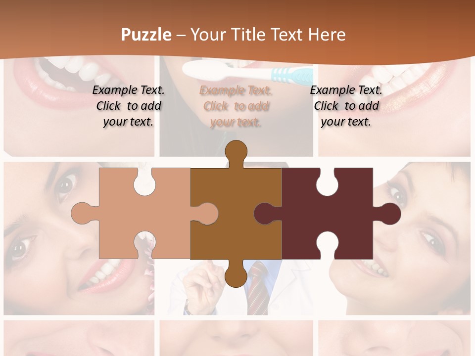 Teeth Background Skincare PowerPoint Template