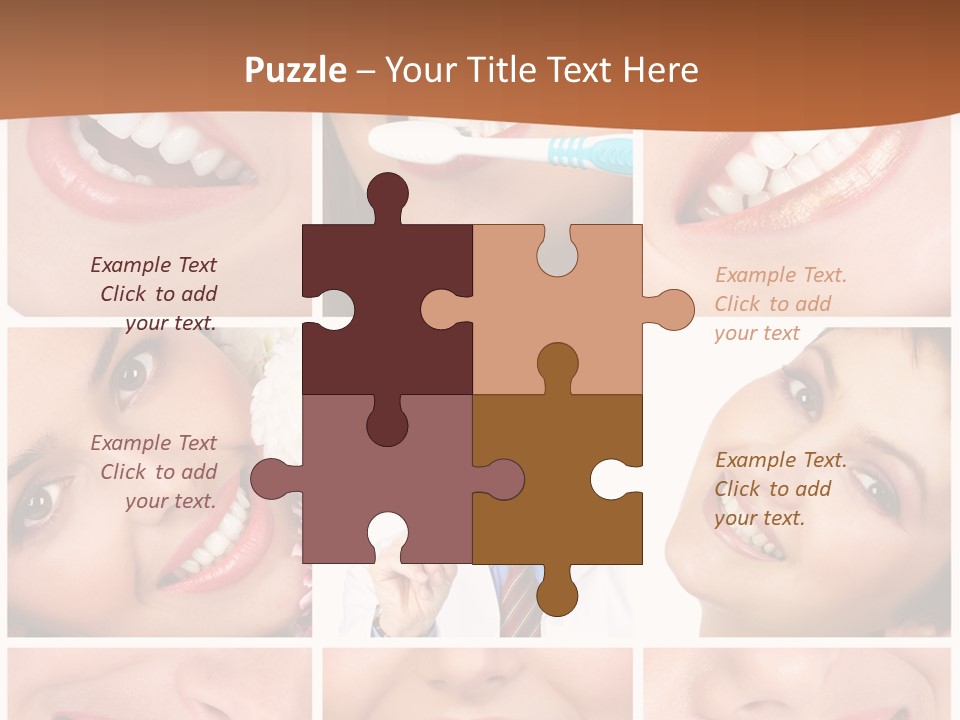 Teeth Background Skincare PowerPoint Template