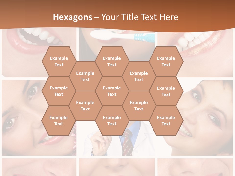 Teeth Background Skincare PowerPoint Template