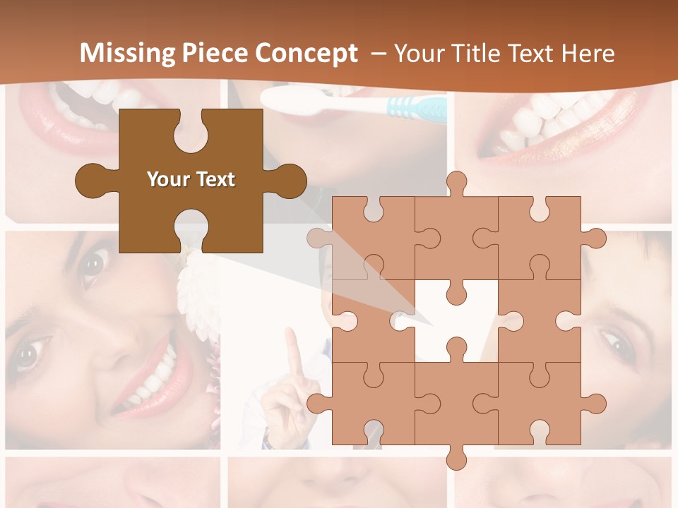 Teeth Background Skincare PowerPoint Template