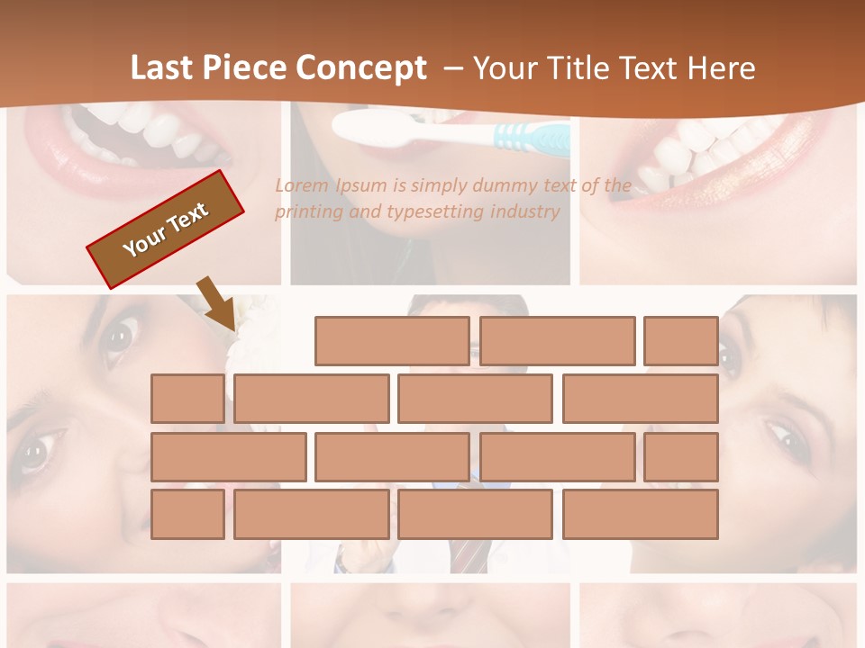 Teeth Background Skincare PowerPoint Template