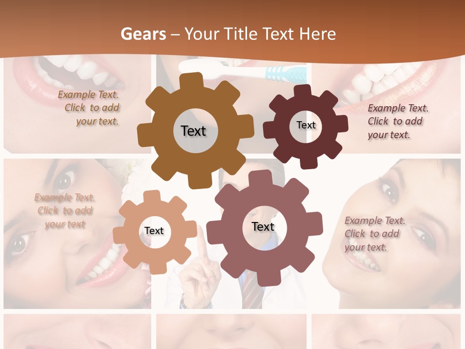 Teeth Background Skincare PowerPoint Template