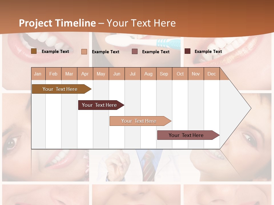 Teeth Background Skincare PowerPoint Template