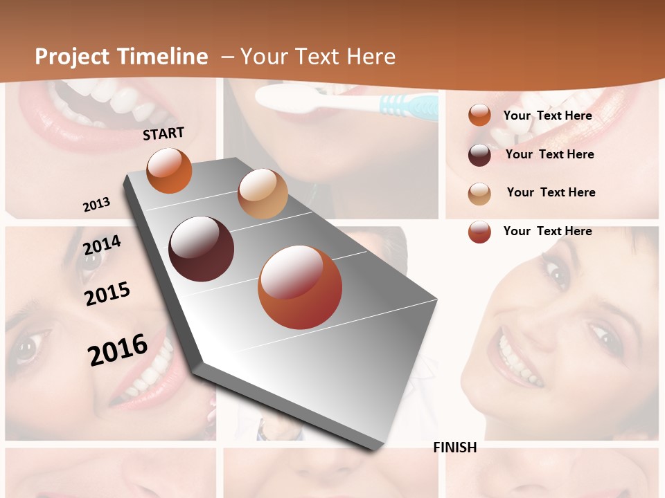 Teeth Background Skincare PowerPoint Template