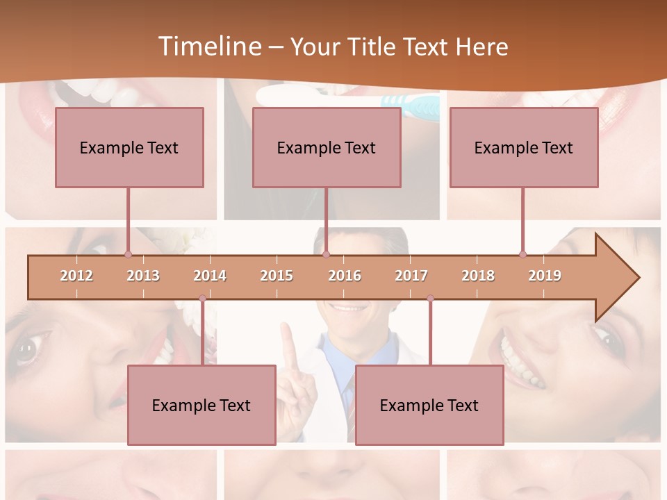 Teeth Background Skincare PowerPoint Template