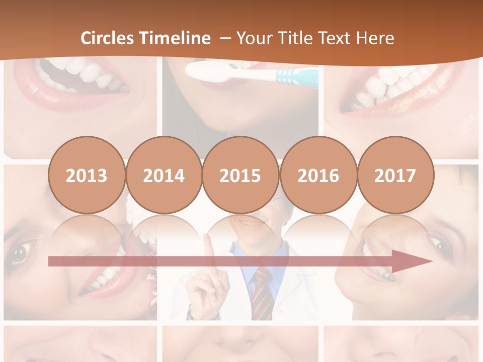 Teeth Background Skincare PowerPoint Template