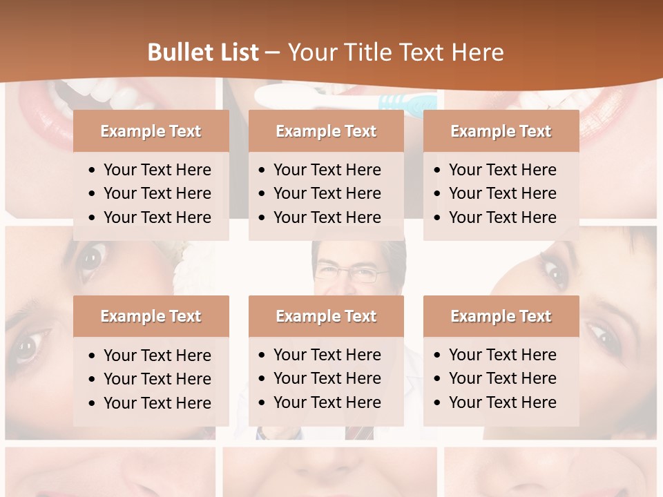 Teeth Background Skincare PowerPoint Template