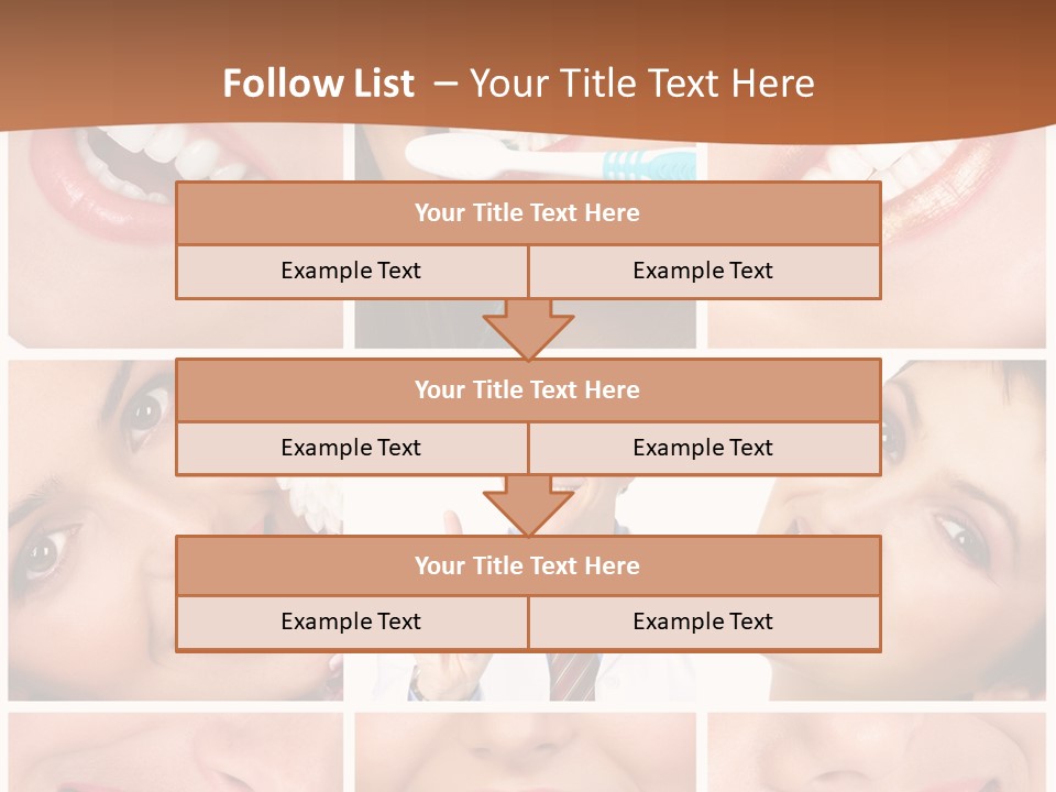 Teeth Background Skincare PowerPoint Template
