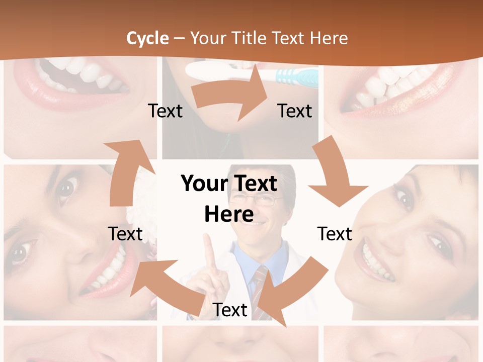 Teeth Background Skincare PowerPoint Template