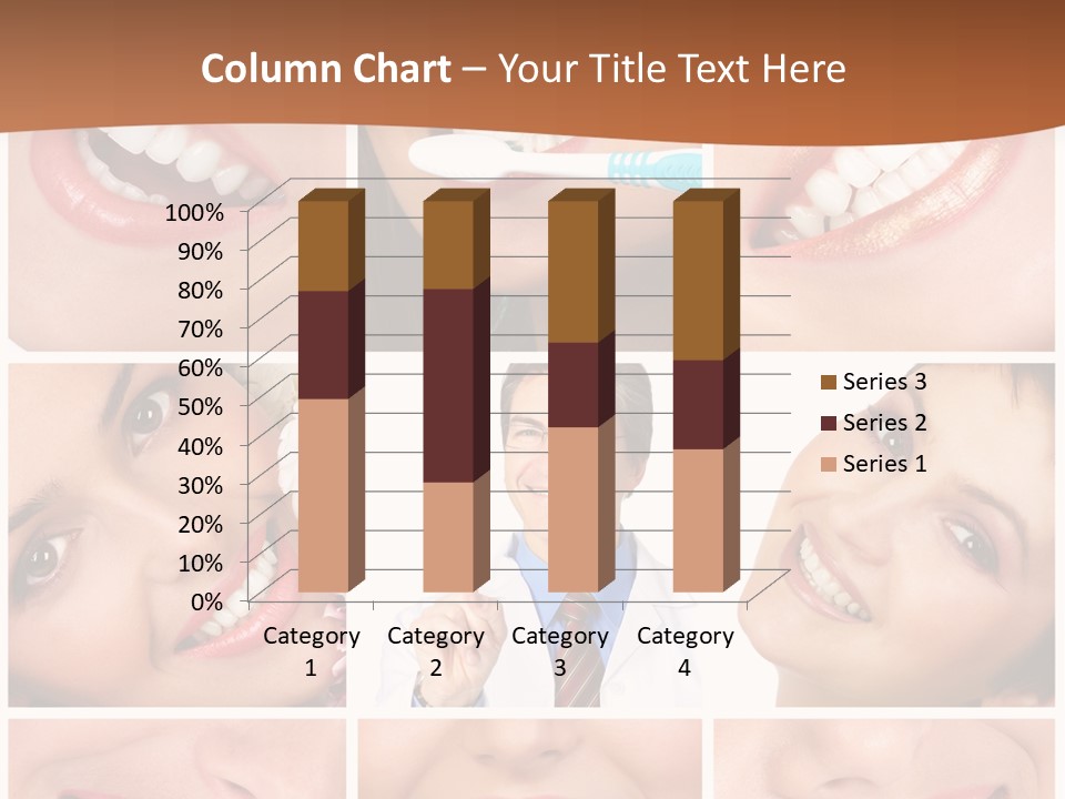 Teeth Background Skincare PowerPoint Template