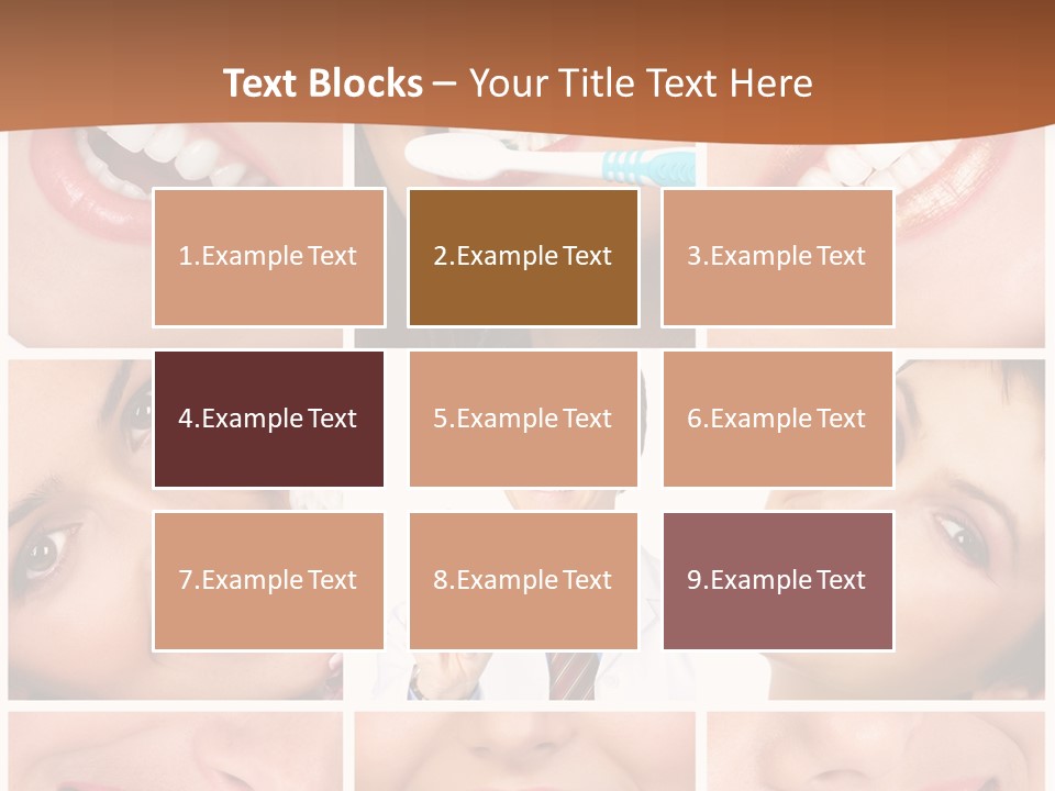 Teeth Background Skincare PowerPoint Template