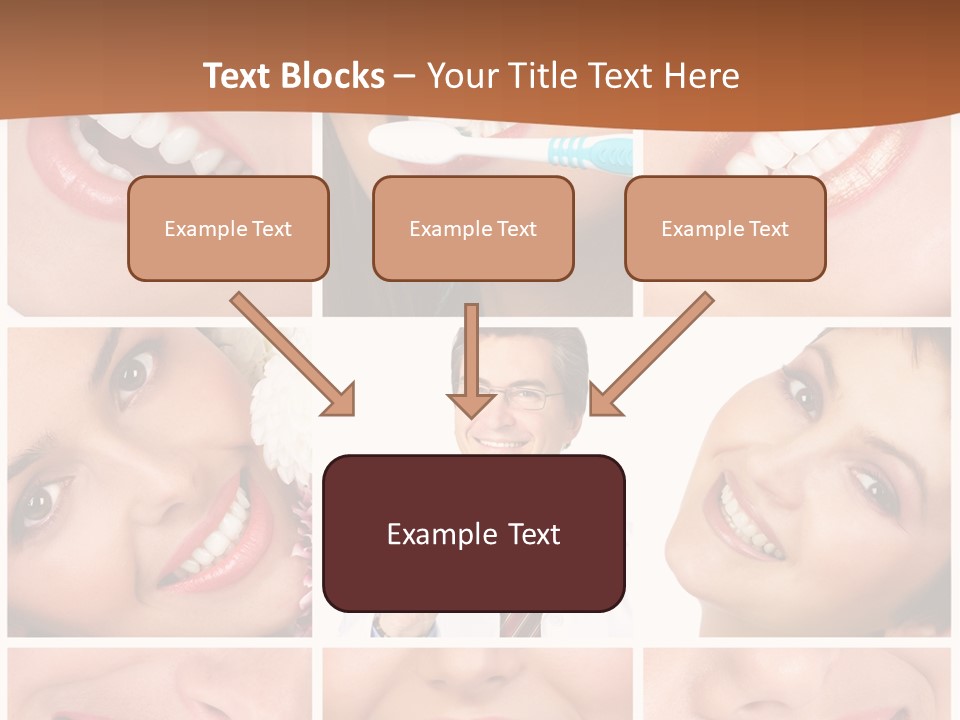 Teeth Background Skincare PowerPoint Template