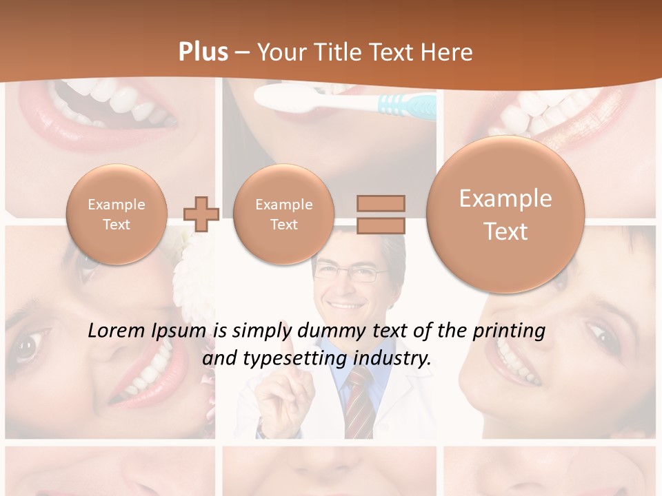 Teeth Background Skincare PowerPoint Template