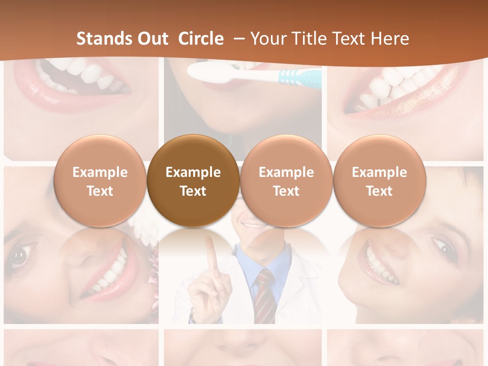 Teeth Background Skincare PowerPoint Template
