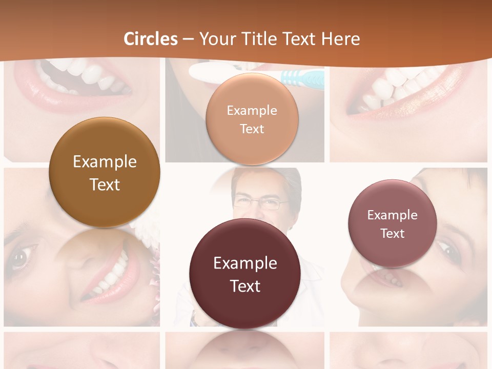 Teeth Background Skincare PowerPoint Template