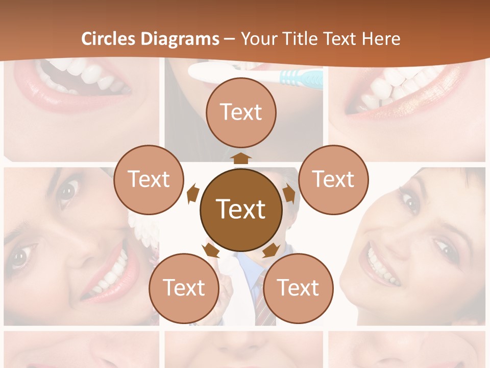 Teeth Background Skincare PowerPoint Template