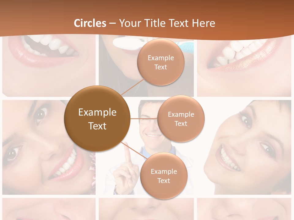 Teeth Background Skincare PowerPoint Template