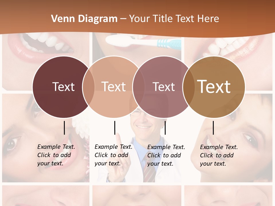 Teeth Background Skincare PowerPoint Template