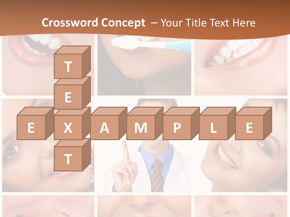 Teeth Background Skincare PowerPoint Template