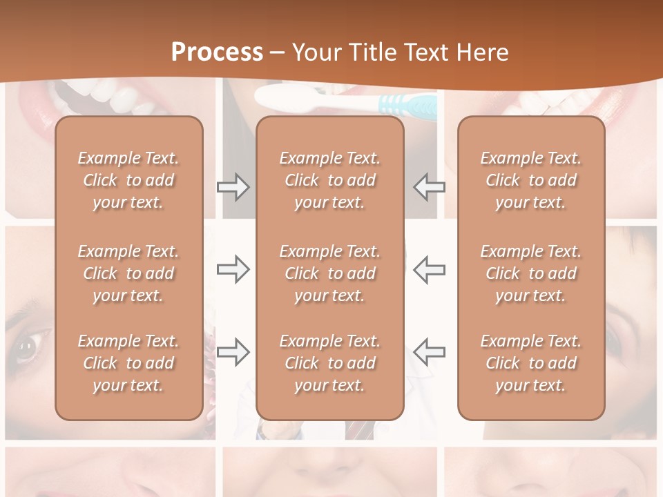 Teeth Background Skincare PowerPoint Template