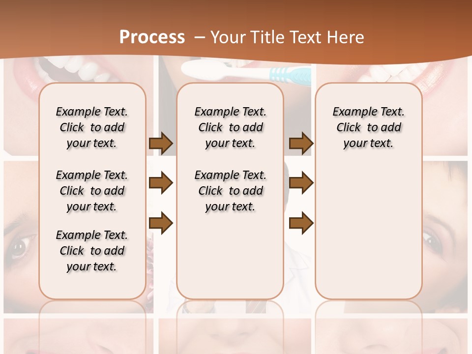 Teeth Background Skincare PowerPoint Template