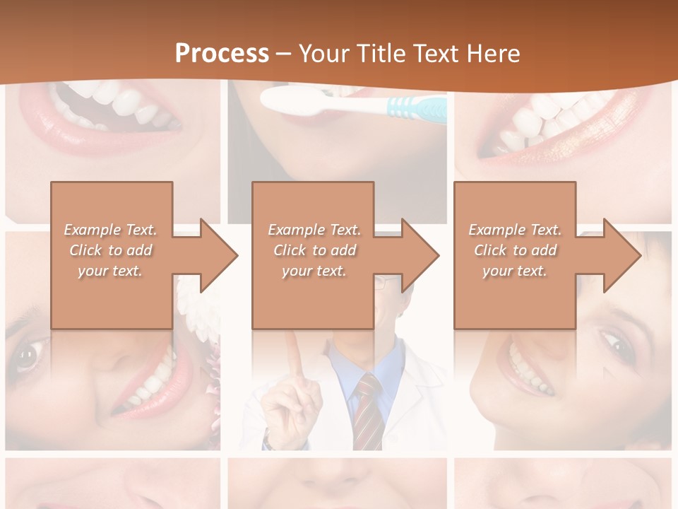 Teeth Background Skincare PowerPoint Template