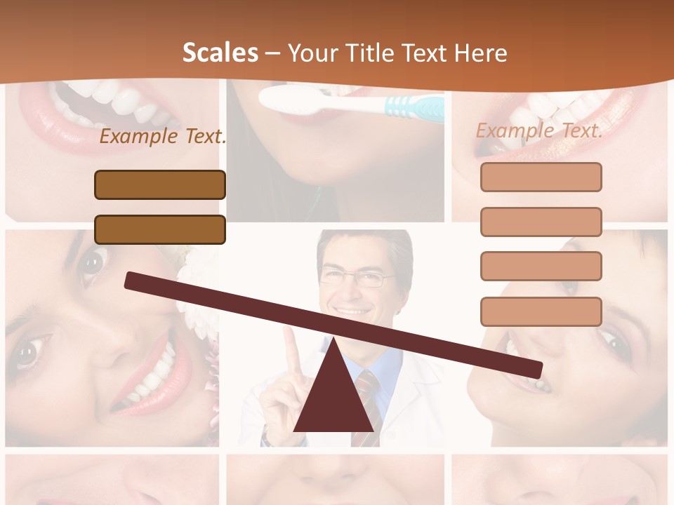 Teeth Background Skincare PowerPoint Template