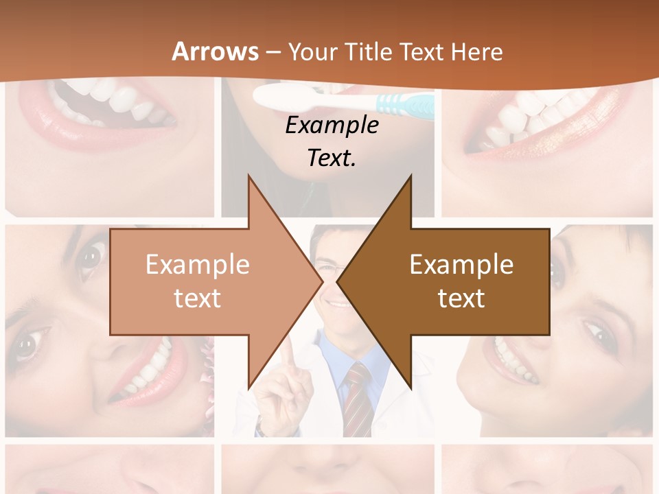 Teeth Background Skincare PowerPoint Template
