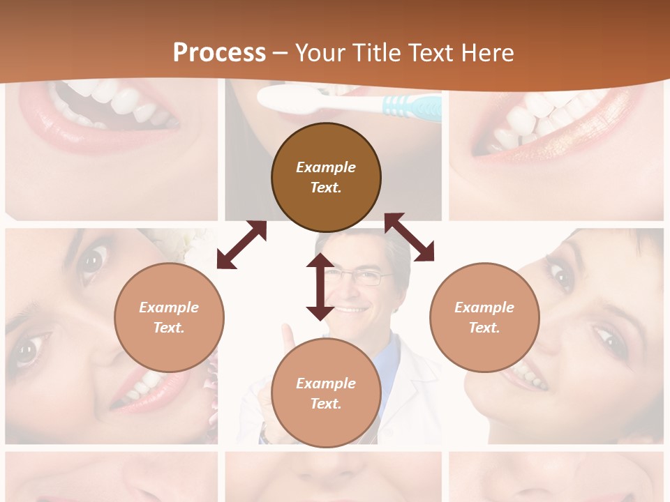 Teeth Background Skincare PowerPoint Template