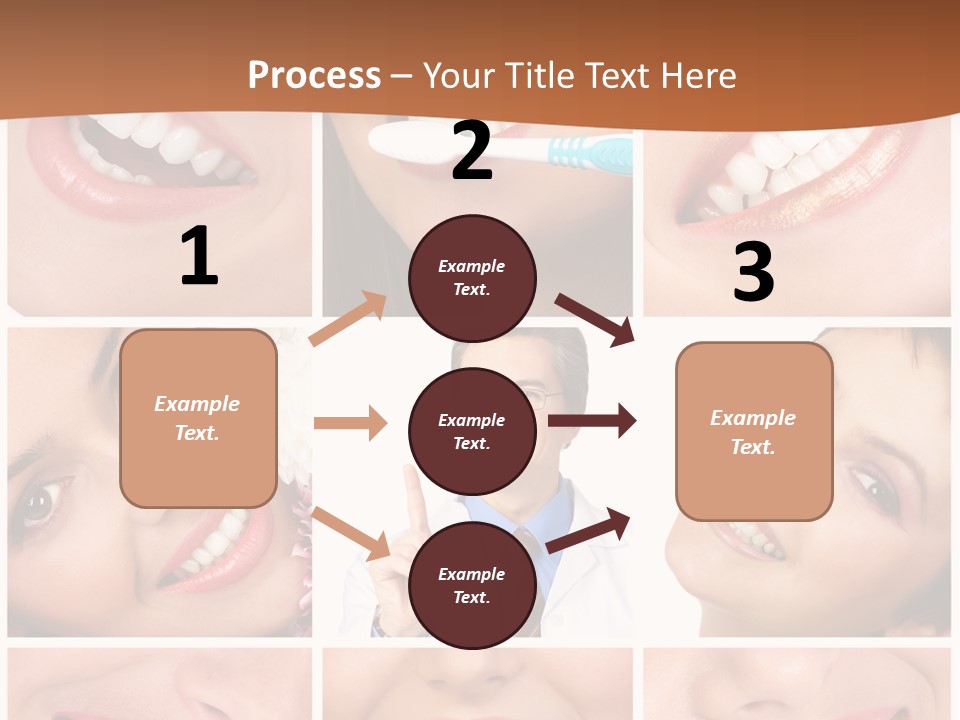Teeth Background Skincare PowerPoint Template
