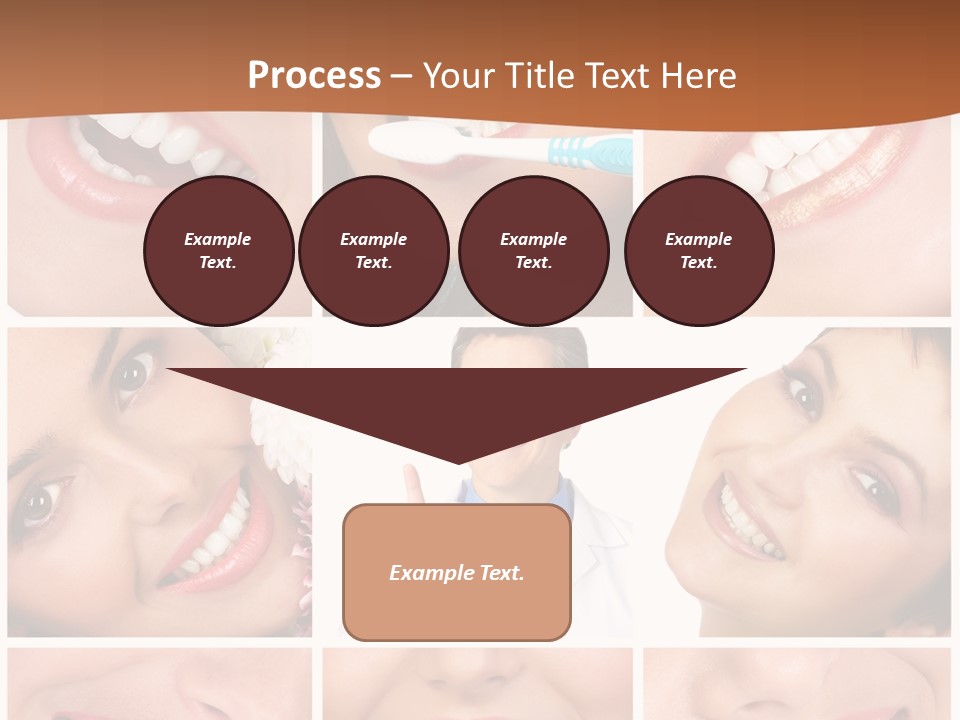 Teeth Background Skincare PowerPoint Template