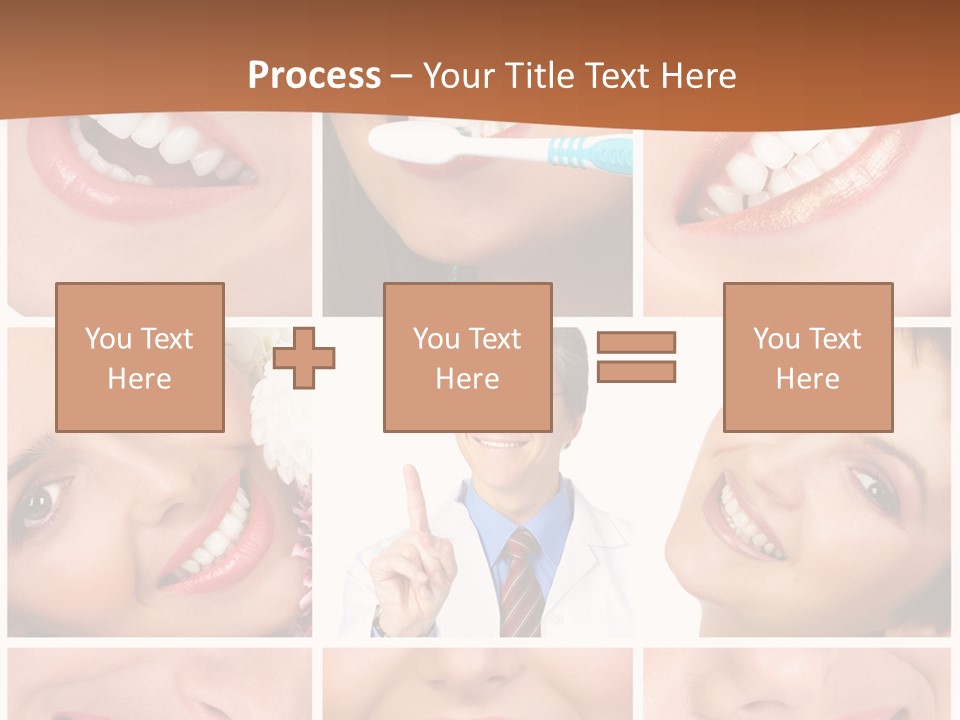Teeth Background Skincare PowerPoint Template
