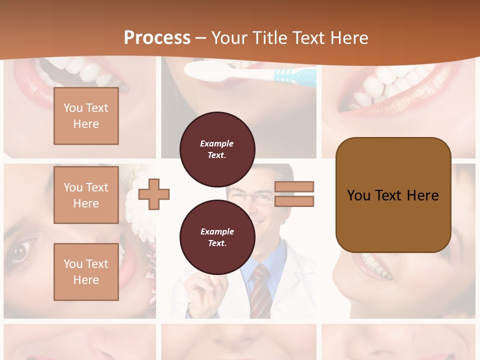 Teeth Background Skincare PowerPoint Template
