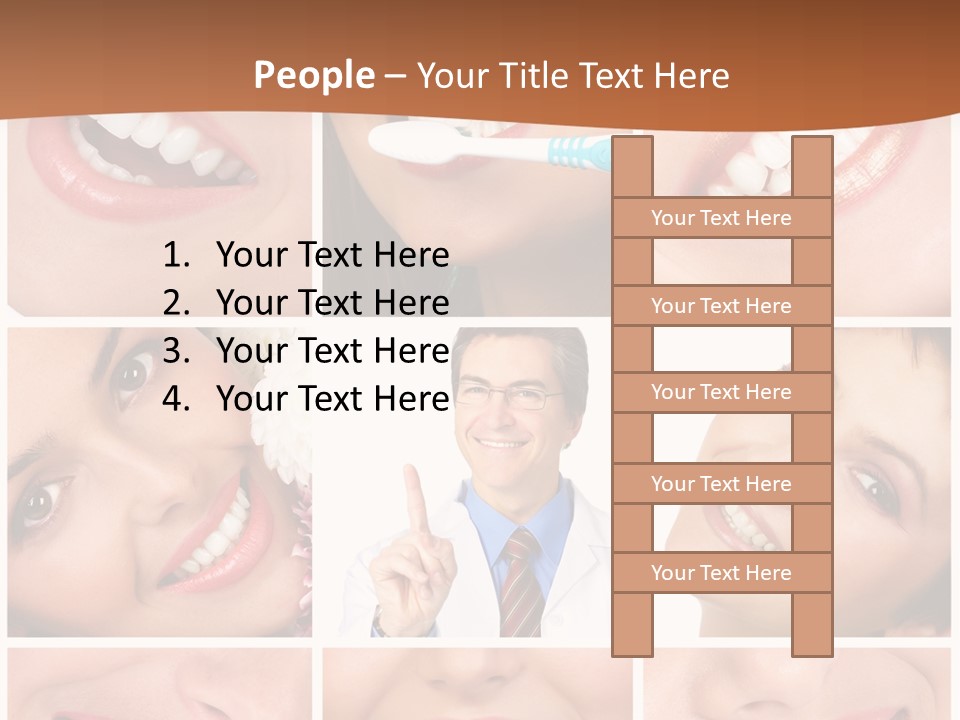 Teeth Background Skincare PowerPoint Template