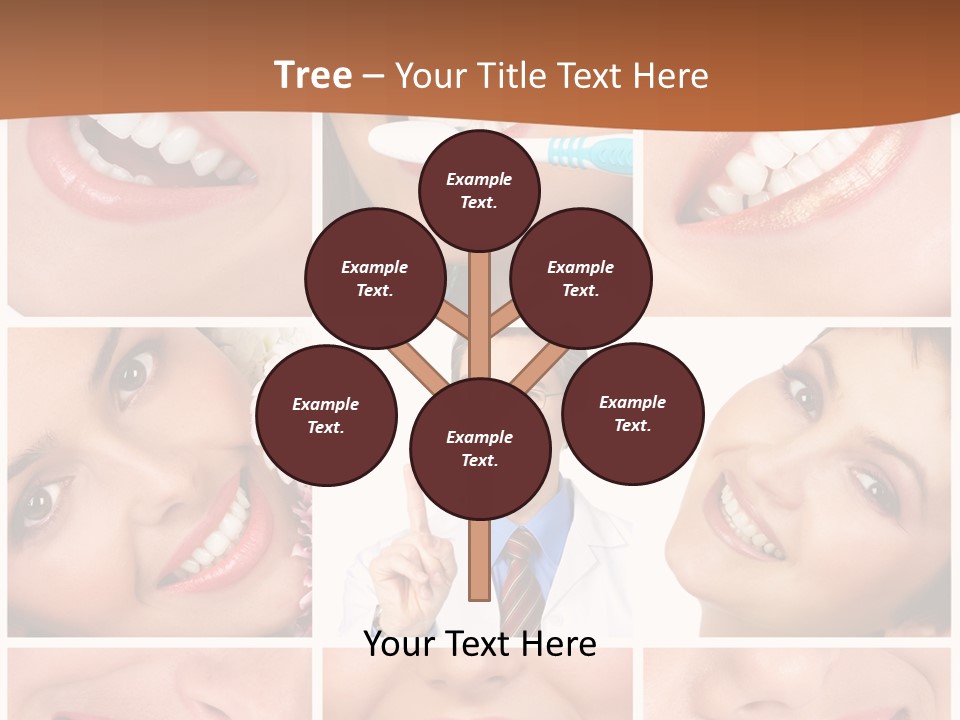 Teeth Background Skincare PowerPoint Template