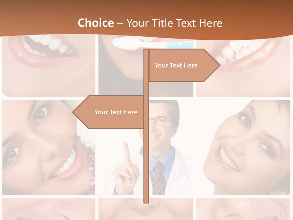 Teeth Background Skincare PowerPoint Template