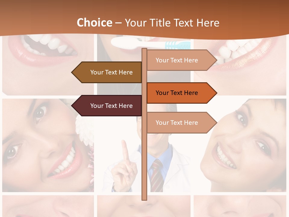 Teeth Background Skincare PowerPoint Template
