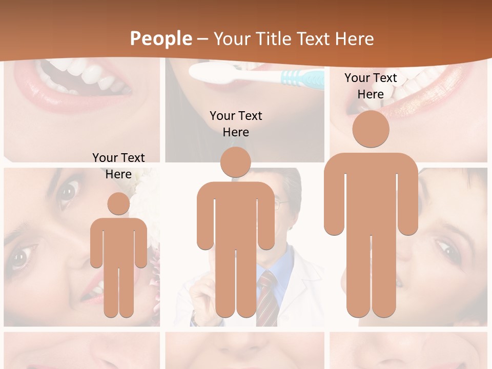 Teeth Background Skincare PowerPoint Template