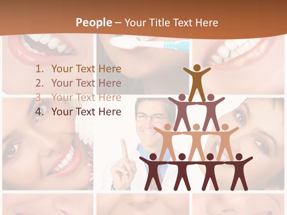 Teeth Background Skincare PowerPoint Template