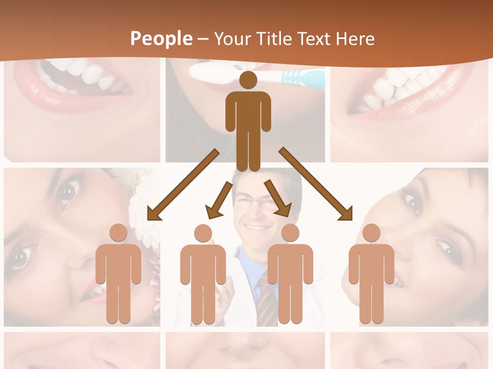 Teeth Background Skincare PowerPoint Template